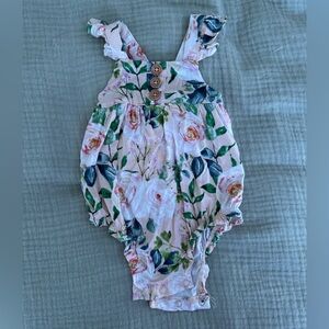 Posh Peanut bamboo snap dress / onesie